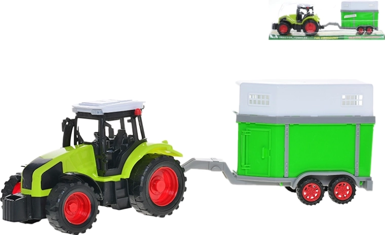 Tractor met aanhanger voor paarden met vliegwiel, 36 cm