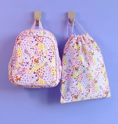 A Little Lovely Company kindersporttas met bloemenmotief