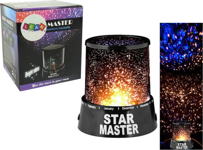 Nachtlampje Projector Sterren Planeten met batterijen