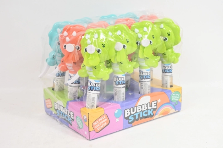 Bellenblaas met windmolentje dinosaurus 25 cm