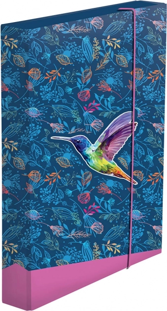 Box voor schriften A4 jumbo – kolibrie