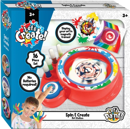 Afbeeldingen maken volgens Spin Art