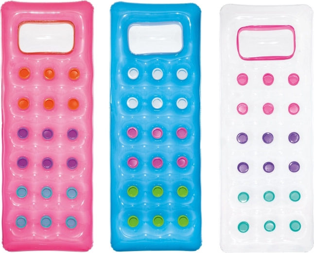 Opblaasbaar strandluchtbed met kijkvenster 188 × 71 cm – blauw