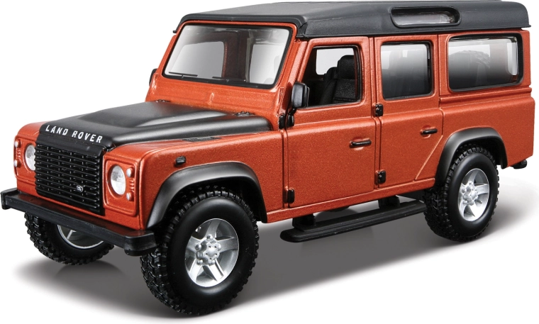 Bburago Land Rover Defender 110 oranje metallic 1:32