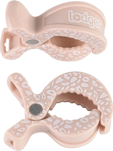 Lodger clip voor inbakerdoek swaddle clip blush dot (2 stuks)