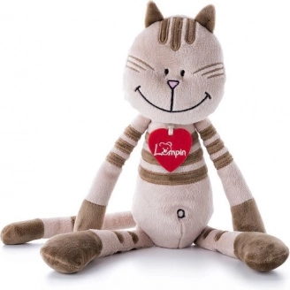 Beige pluchen kat