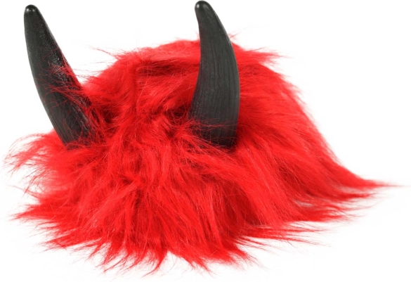 Carnavalspruik duivel met hoorns – rood