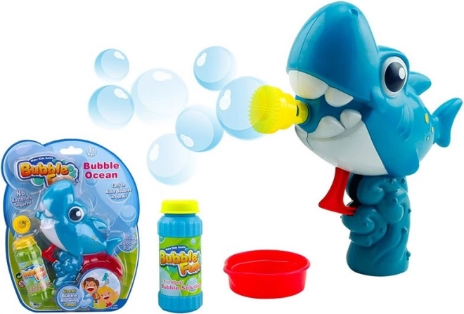 SPARKYS Bellenblaaspistool Bubble Fun Haai met navulling