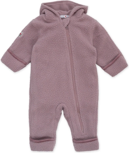 Lodger winteroverall teddy rose 0–3 maanden