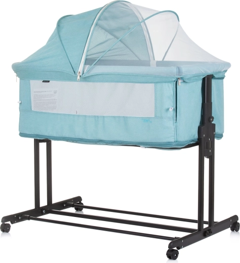Chipolino Zen 3-in-1 babybedje en aanschuifbedje pastelgroen