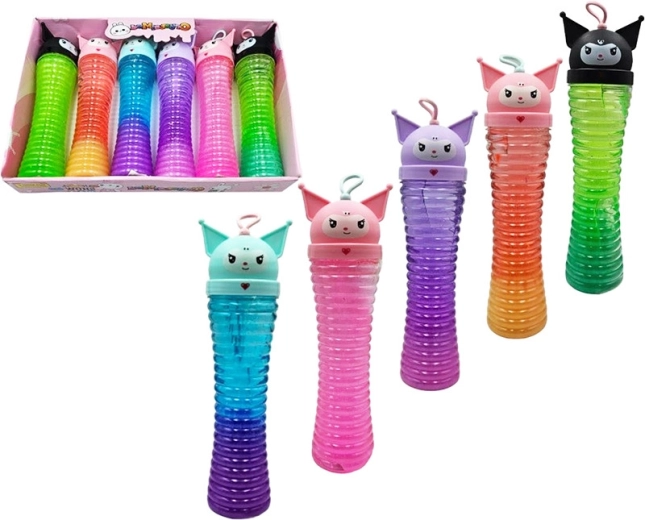 Oorige driekleurige slijm – monstertje-bekertje