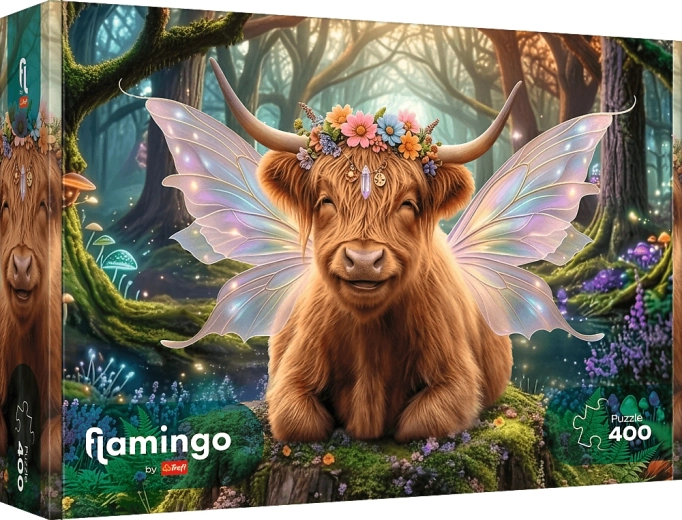 Puzzle Trefl flamingo: beschermer van het bos 400 stukjes