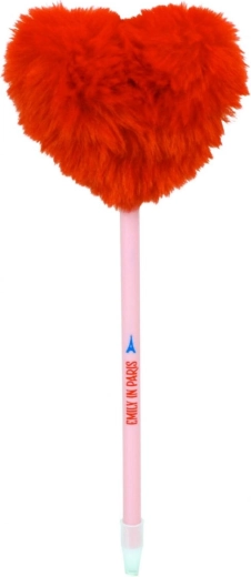 Balpen met pompon Emily in Paris - 1 stuk