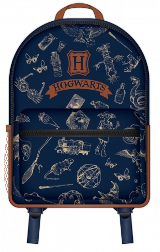 Harry Potter rugzak marineblauw en goud