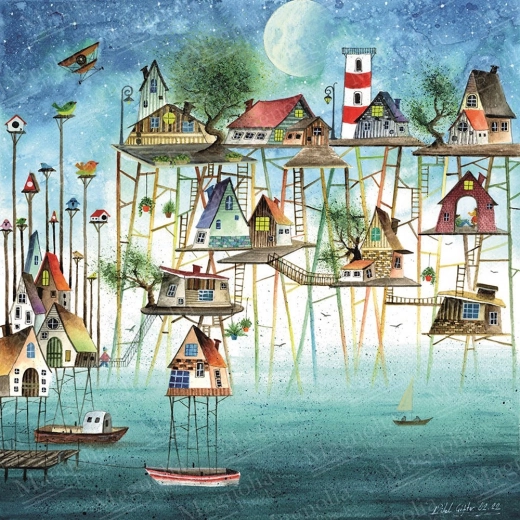 Puzzle Pier City 1023 stukjes MAGNOLIA