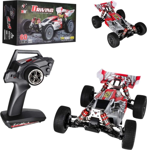 RC-buggy WLToys 144001 1:14 4WD offroad 60 km/u