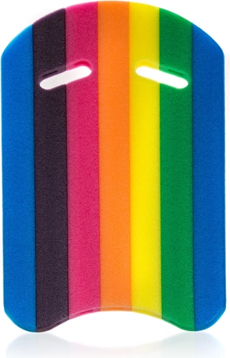 Kinder-zwemplank EPE regenboog 45 × 30 × 3 cm
