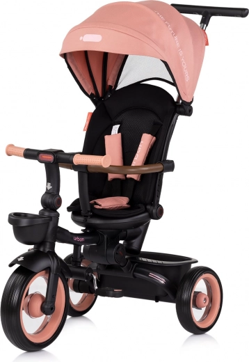 Driewieler 2-in-1 met kap Urban Pink Marshmallow