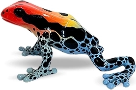 Bullyland Amazonica-kikkertje – handgeschilderd figuurtje