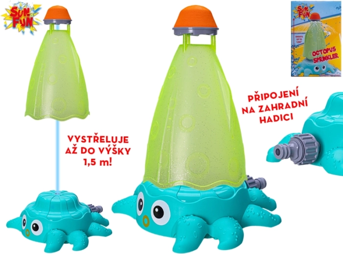 Sun Fun tuin sproeier in de vorm van een octopus