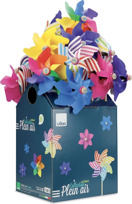 Vilac windmolentje op houten stok – diverse kleuren
