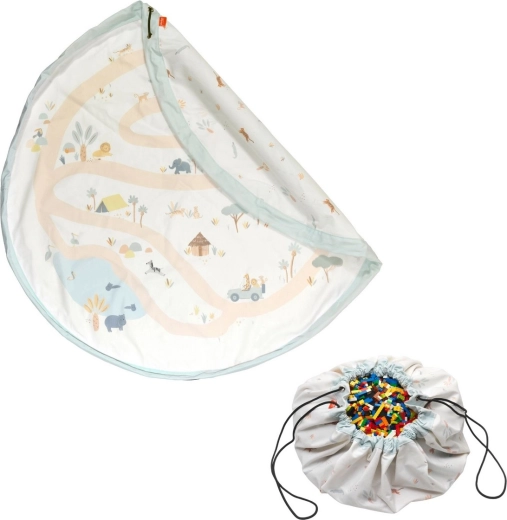 Play&Go Noomad originele speelmat en speelgoedzak jungle