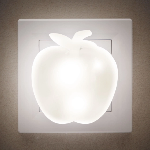 LED-nachtlampje in de vorm van een appel