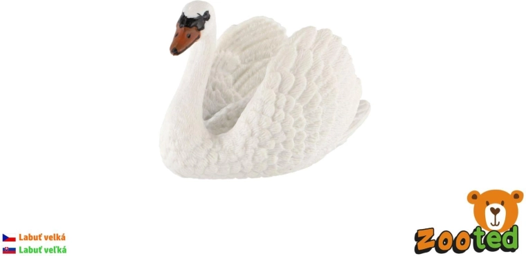 Figuur van een knobbelzwaan
