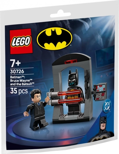 Bouwset Super Heroes Batman: Bruce Wayne en Batmans kostuum