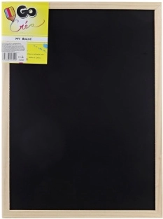 Dubbelzijdig houten tekenbord 40 × 30 cm
