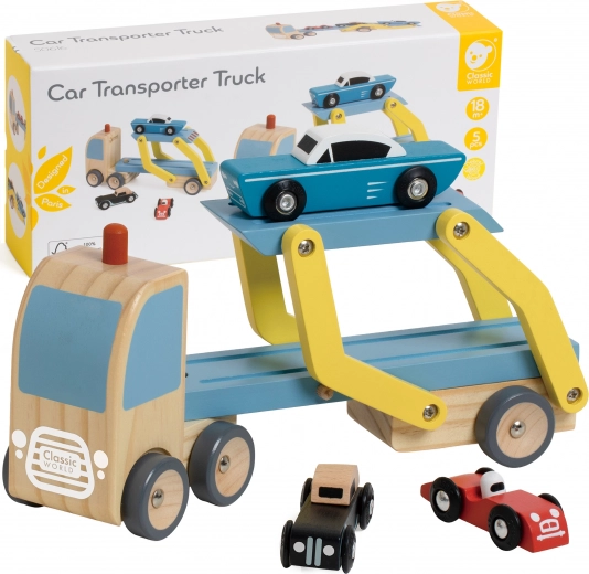 Houten Autotransporter Classic World