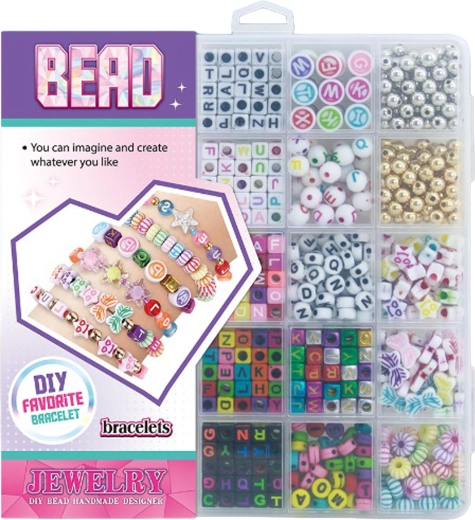 Creatieve set voor het maken van kralenarmbanden