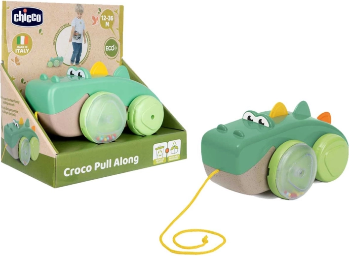 Chicco trek-krokodil Eco+ voor kinderen vanaf 12 maanden