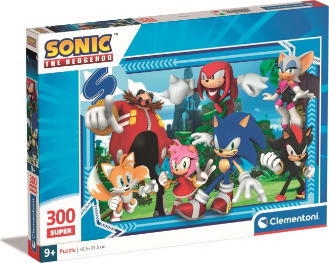 Puzzel 300 stukjes Super Sonic CLEMENTONI