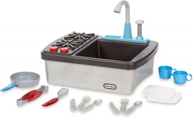 Little Tikes First Sink & Stove kinderspoelbak en fornuis met stromend water