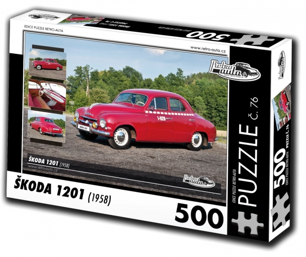 Puzzel RETRO-AUTO’s Škoda 1201 (1958), 500 stukjes