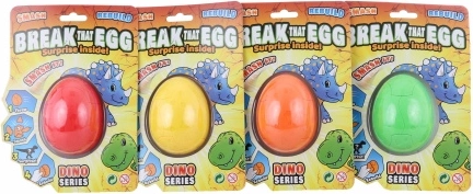 Ei met Dinosaurusfiguurtje