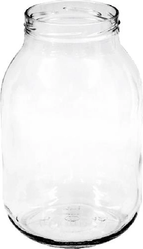 Glazen inmaakpot 3000 ml met brede opening 100 mm