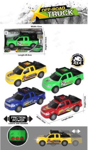 Auto met geluid en licht, groen