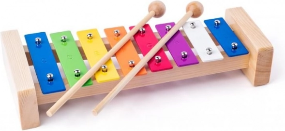 Kleurige metalen cymbaaltjes voor kinderen - Woody