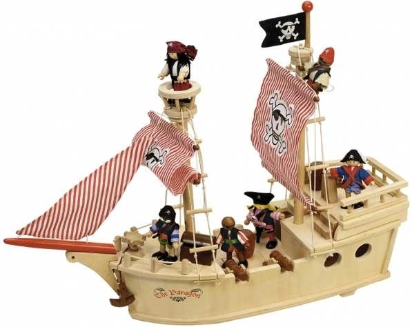 Tidlo houten piratenschip