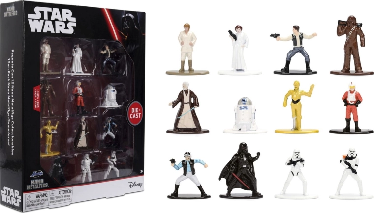 Star Wars Nano Metalfigs serie 1 - 12 stuks