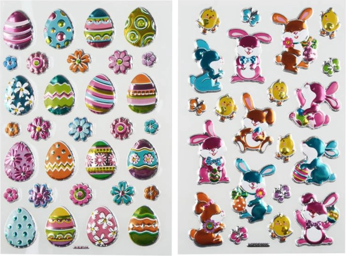 Paasstickers 10 × 15 cm