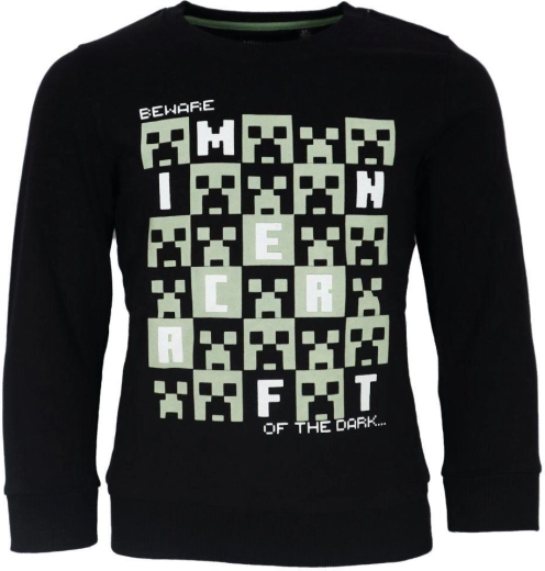Zwarte Minecraft-hoodie