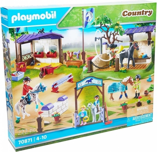 Figurenset Country – ruitertoernooi met paardenwasstraat