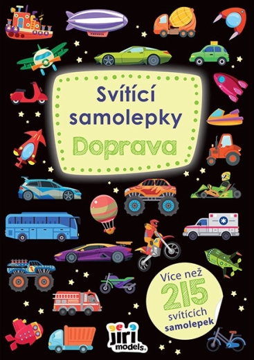 Glow-in-the-dark stickers vervoer (200 stuks)