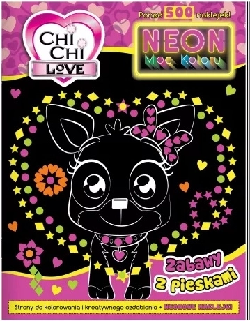 ChiChiLove neon kleurboek met stickers