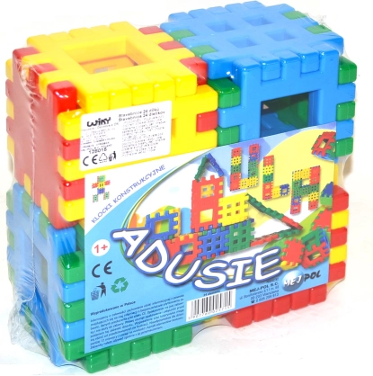Plastic bouwset 24 onderdelen