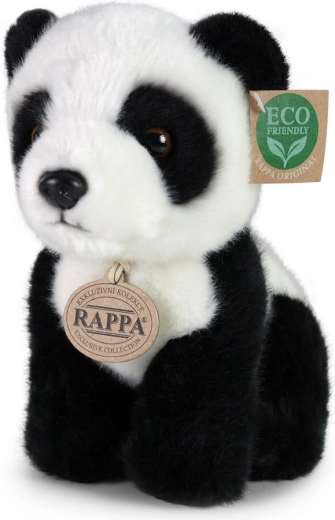 Zittende pluchen panda 18 cm eco friendly