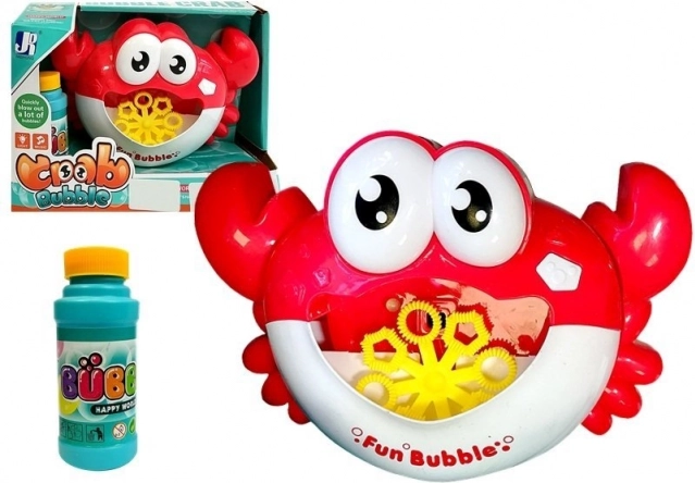 Zeepbellenmachine Krab Rood